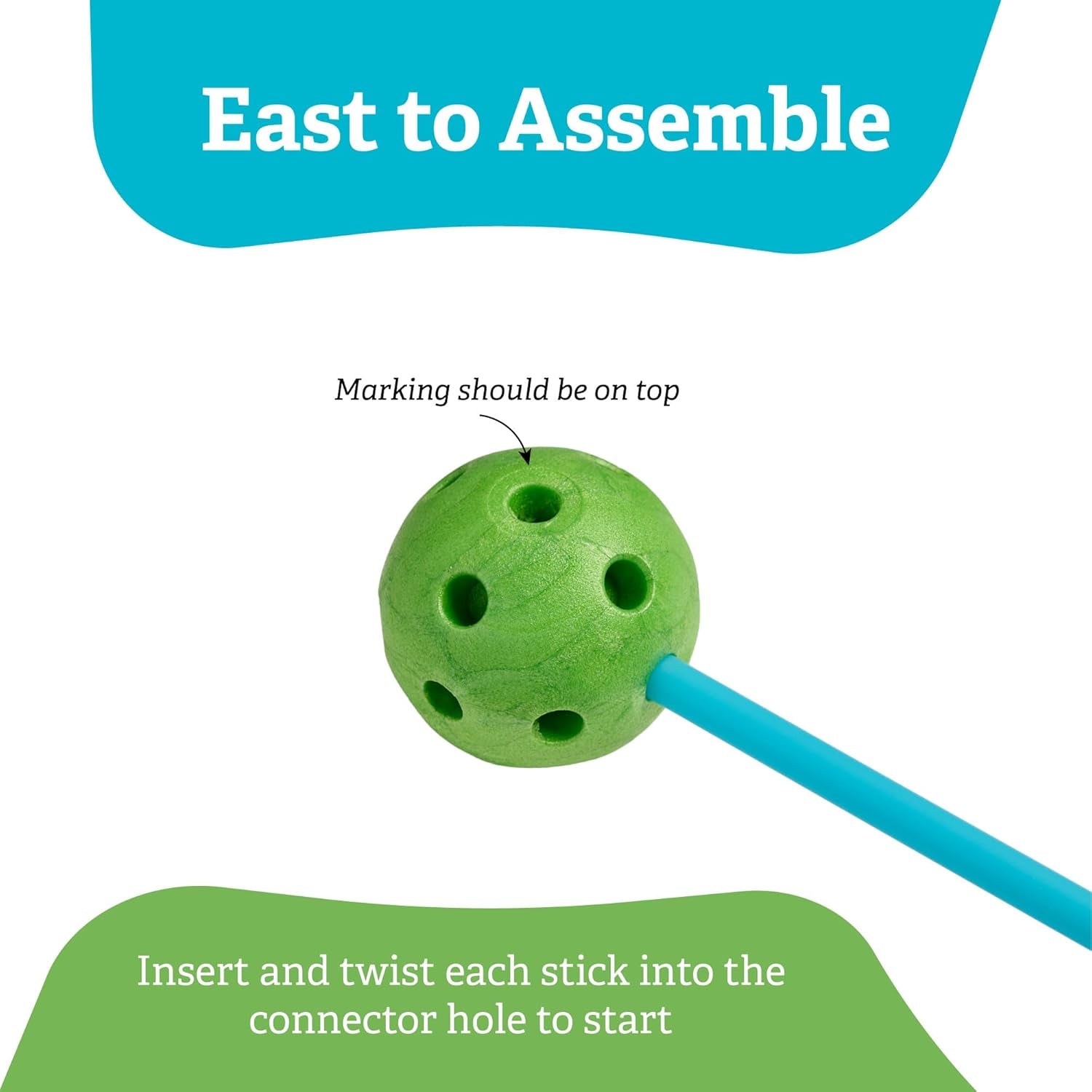 132 Piece Fort Building Kit - Indoor Play Engineering Set with Connecting Sticks & Balls - Creative STEM Building Toys for Kids Play Spaces, Tents & Hideouts